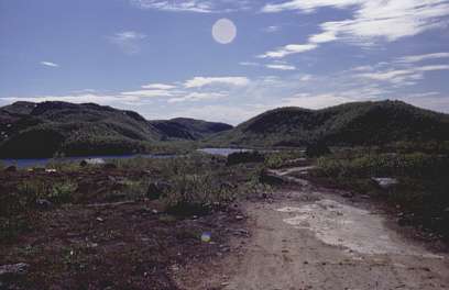 Krajobrazy z drogi Kirkenes -> Grense Jakobselv